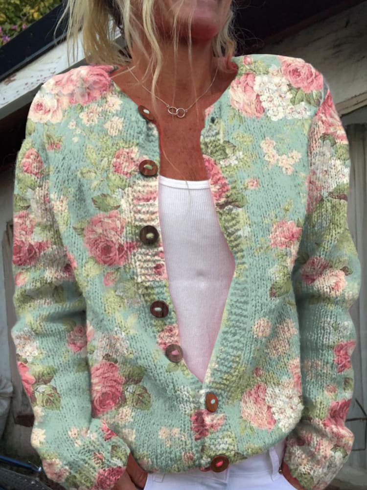 Gemütlicher Strickcardigan zum Schichten