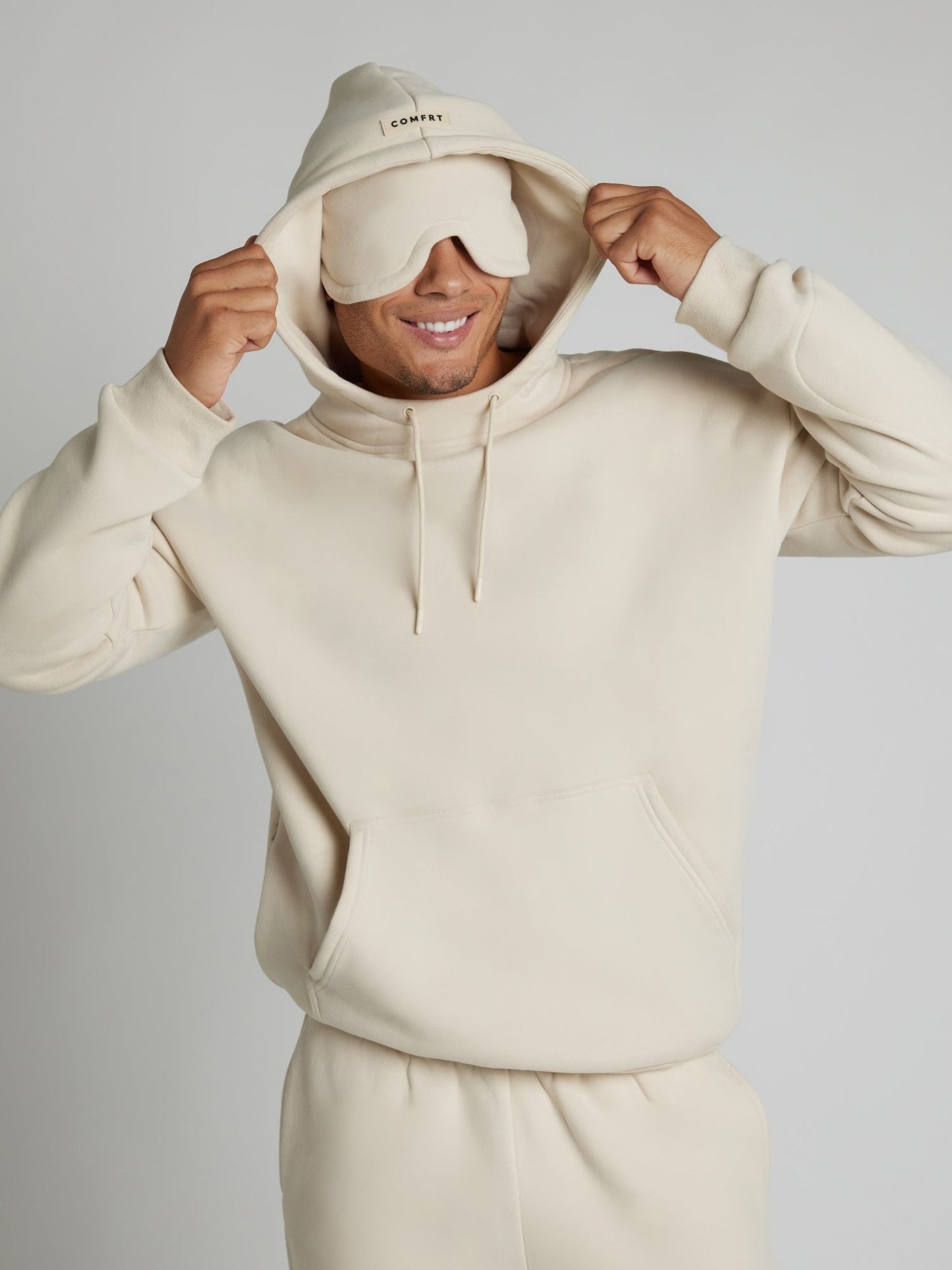 Gemütlicher Reise-Hoodie mit Flugmodus-Grafik
