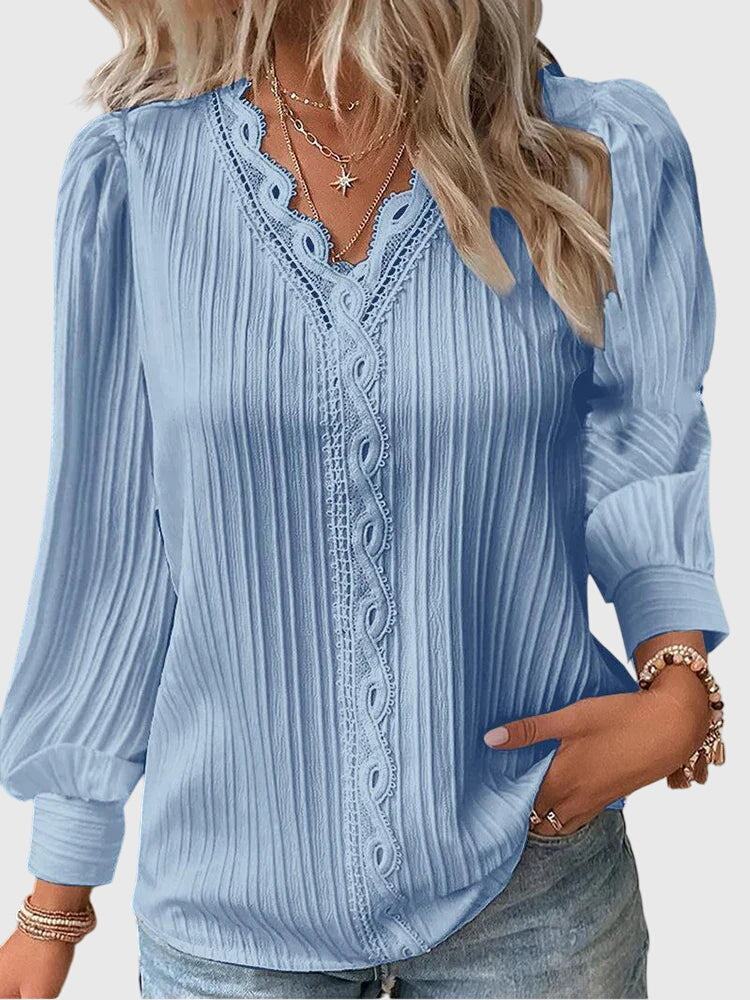 Elegante Pulloverbluse für Damen