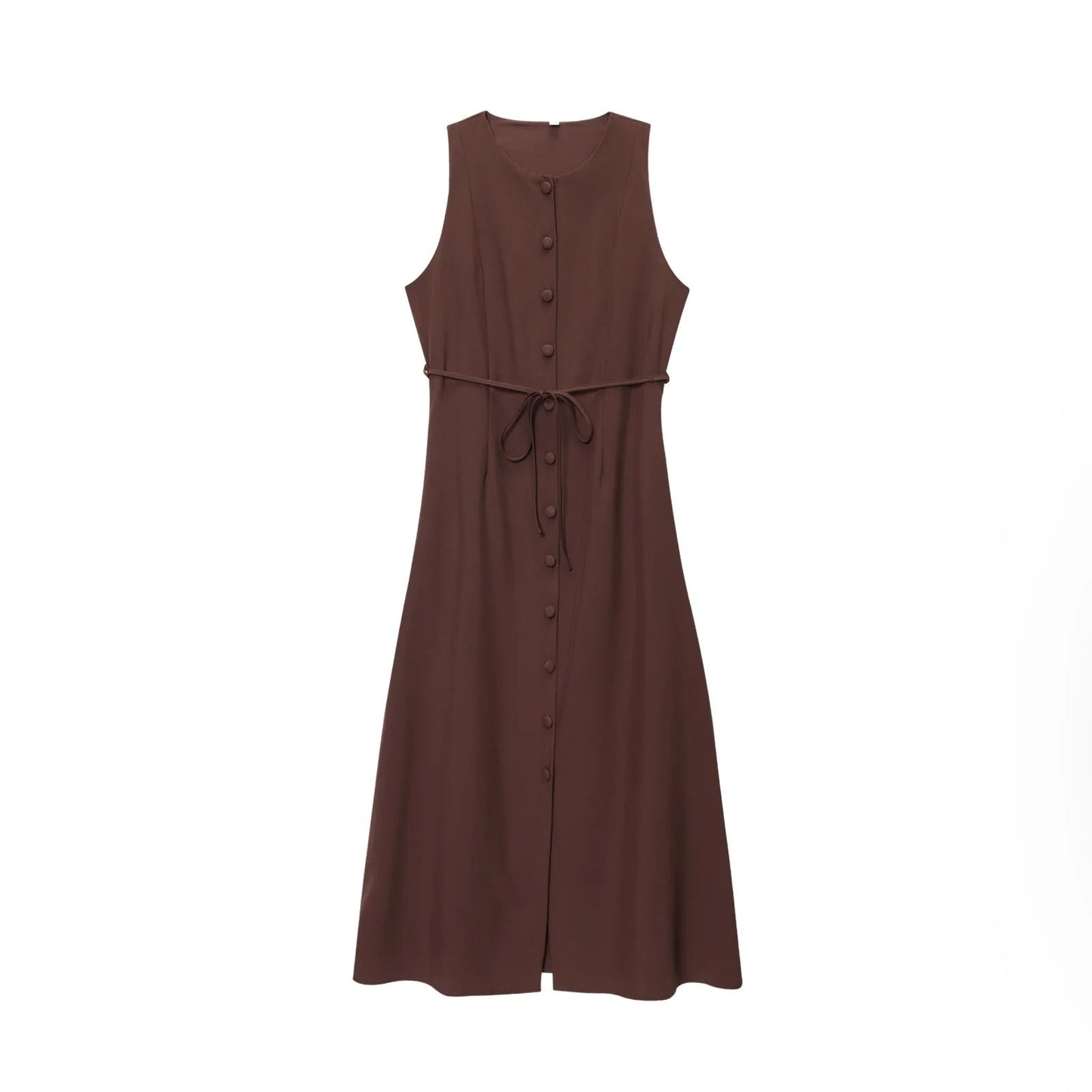Elegantes weißes Midi-Hemdkleid für mühelosen Stil