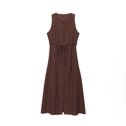 Elegantes weißes Midi-Hemdkleid für mühelosen Stil