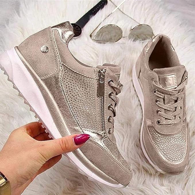 Bequeme Orthopädische Reißverschluss-Sneaker