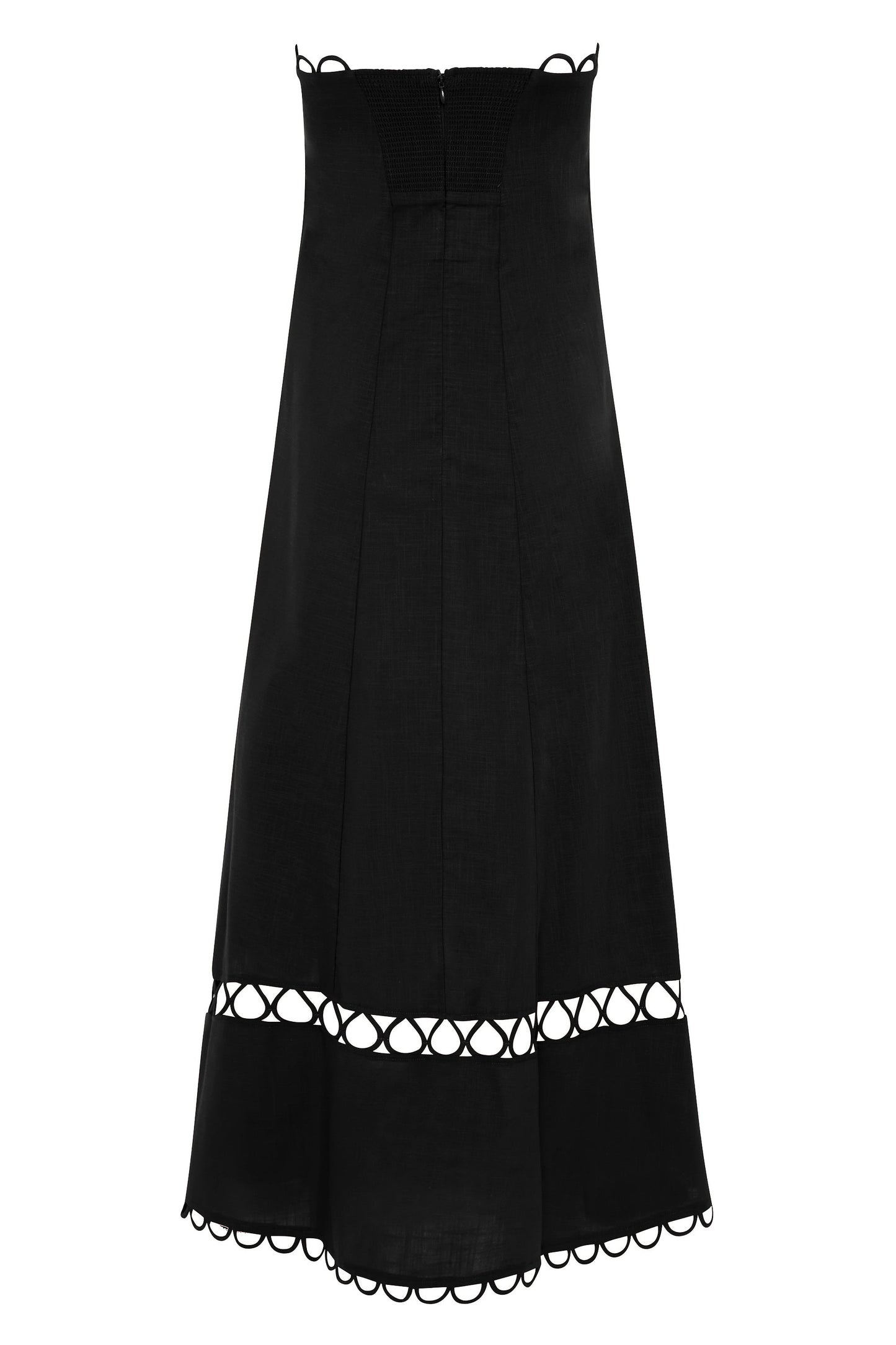Schwarzes Ärmelloses Gina Kleid