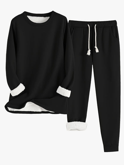 Gemütliches Strick-Loungewear-Set für entspannte Tage