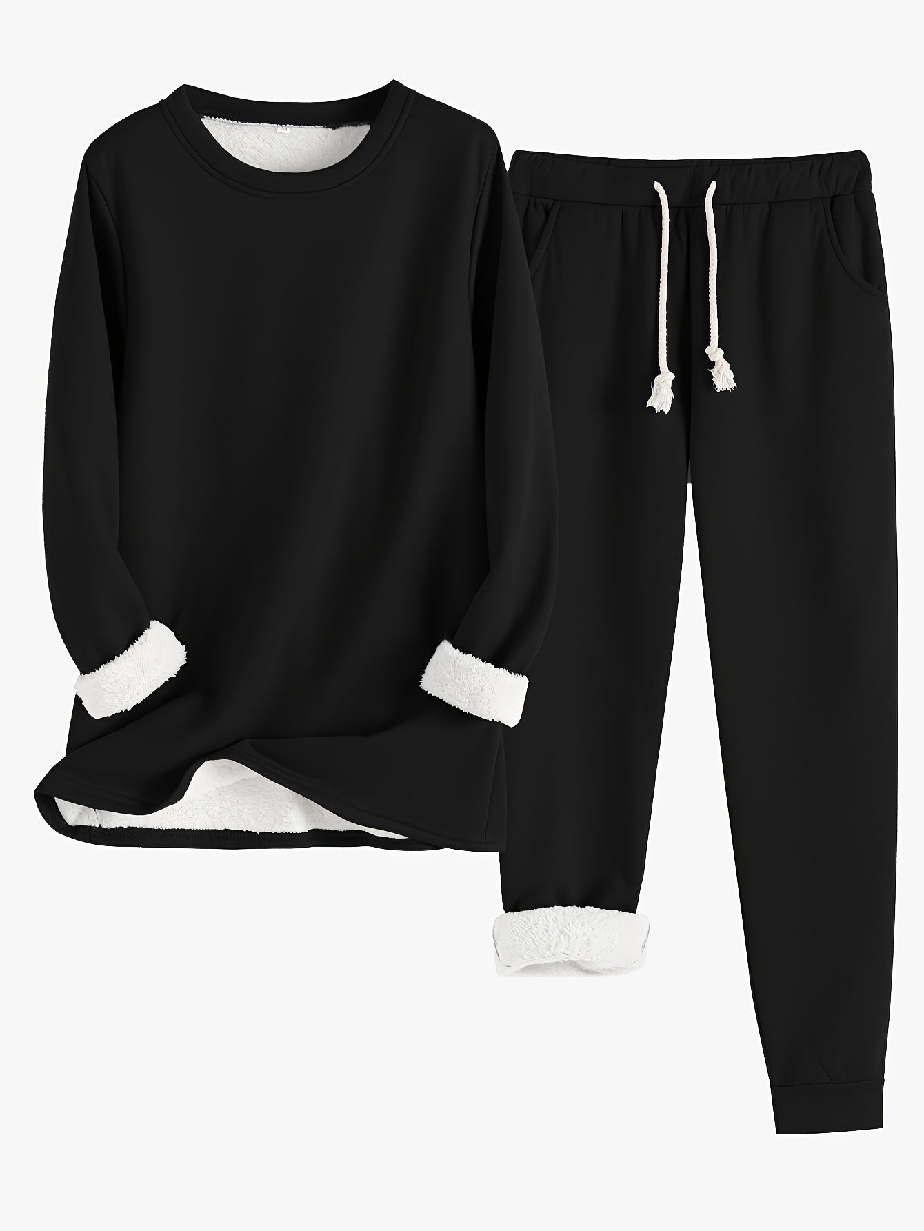 Gemütliches Strick-Loungewear-Set für entspannte Tage