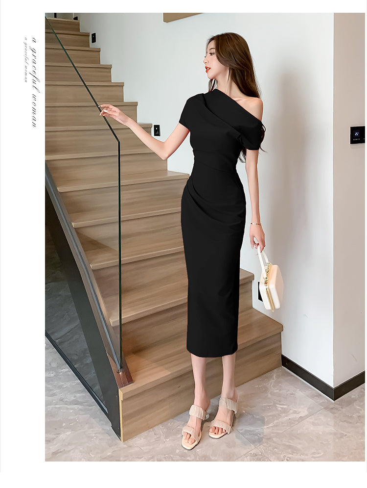 Elegantes schulterfreies Abendkleid für Damen