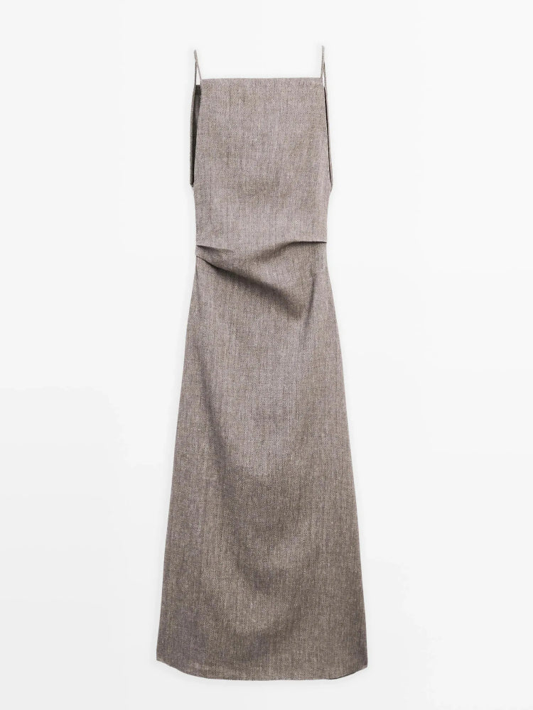 Maxikleid aus Leinenmischung für mühelosen Sommerstil