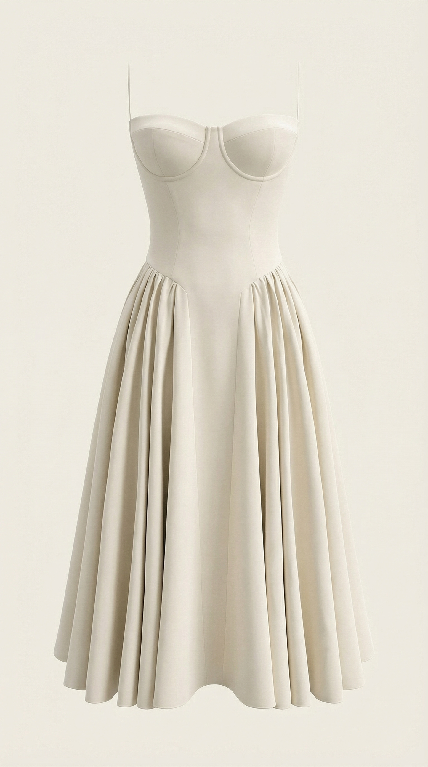 Damen Midikleid mit Blumenmuster und Korsett sowie herzförmigem Ausschnitt