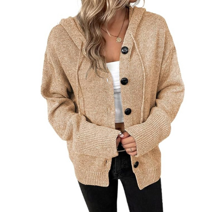 Gemütliche Strick-Cardigan mit Knöpfen für Damen