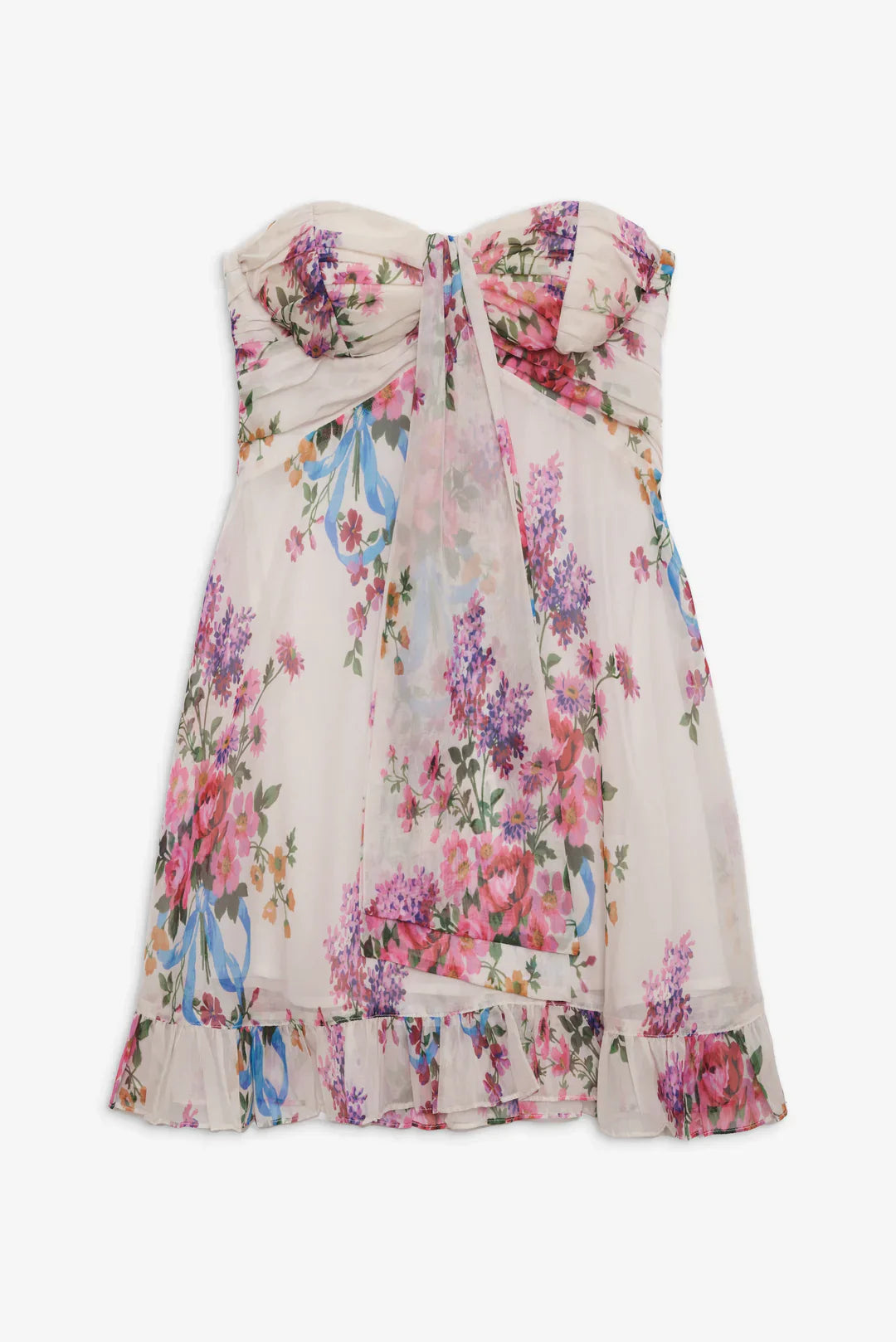 Fließendes Blumen-Boho-Maxikleid für Sommerstimmung