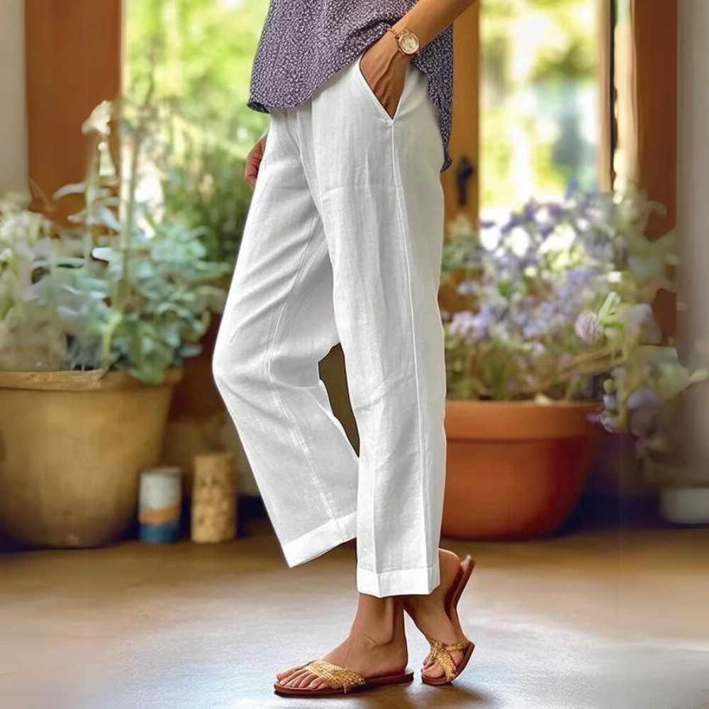 Gretchen® | Elegante Damen-Baumwollhose