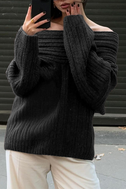 Gemütlicher Strick-Winterpullover für lässigen Komfort