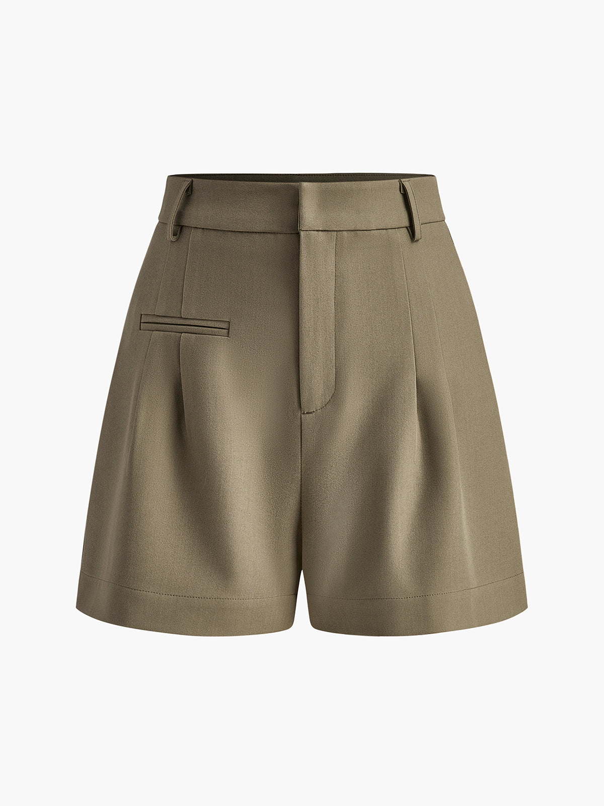 Halbtransparente Damen-Shorts mit mittlerer Taille