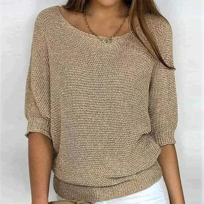 Gemütlicher Strickpullover für lässigen Komfort und Stil