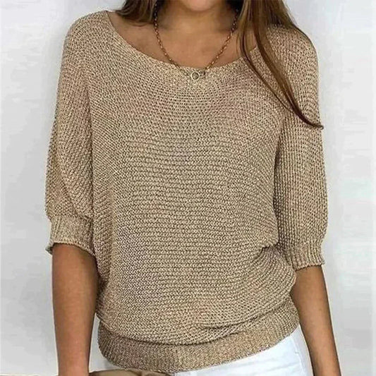 Gemütlicher Strickpullover für lässigen Komfort und Stil