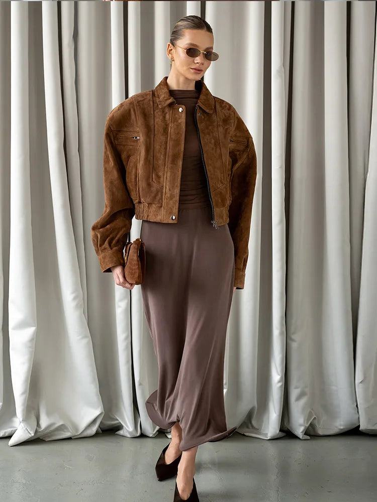 Lässige leichte Trenchcoat-Jacke