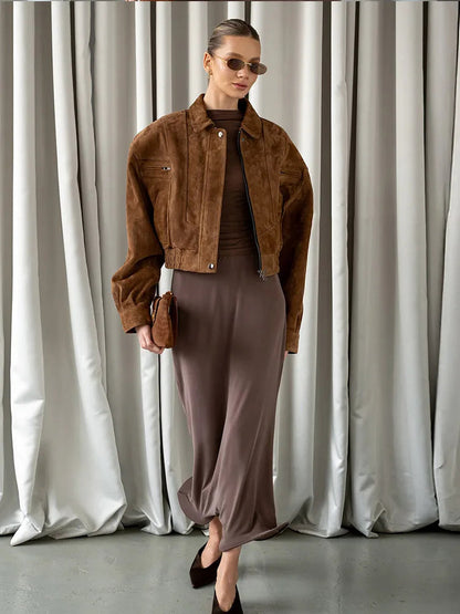 Lässige leichte Trenchcoat-Jacke