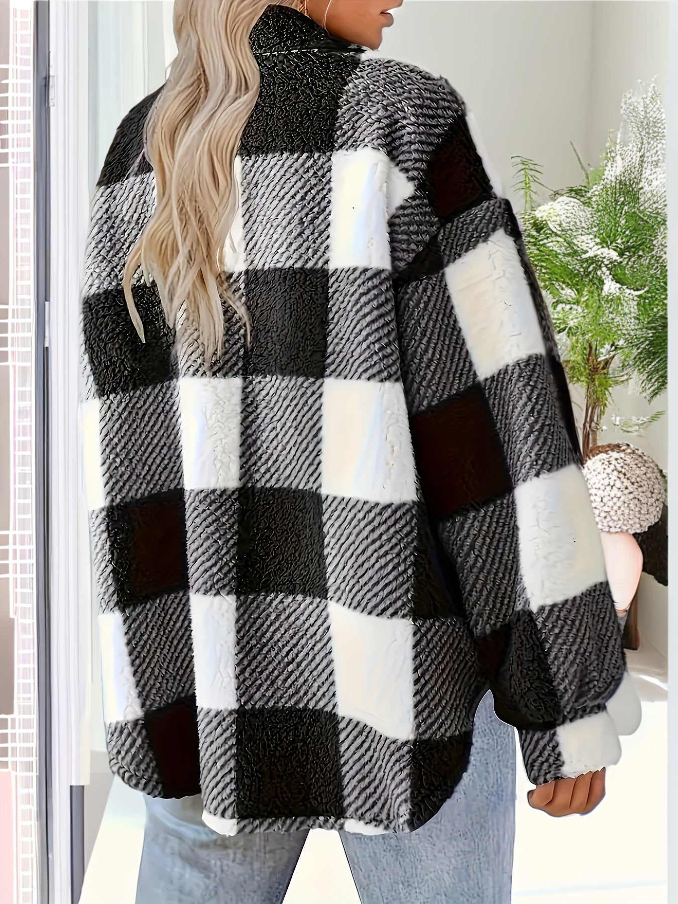 Gemütliche locker sitzende weiche Hemdjacke