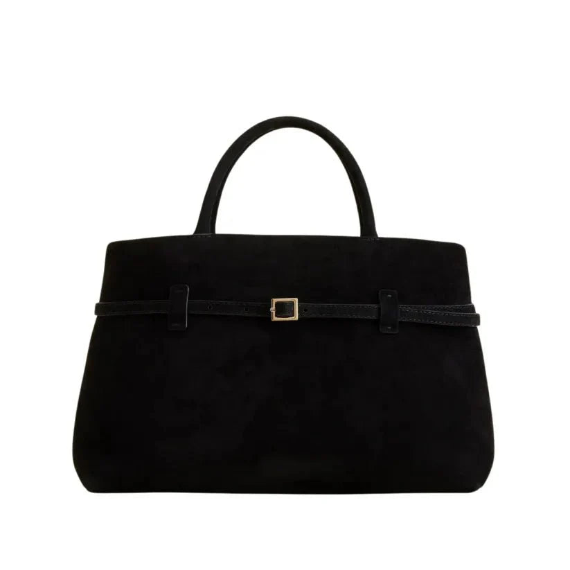 Klassische Leder-Schultertasche