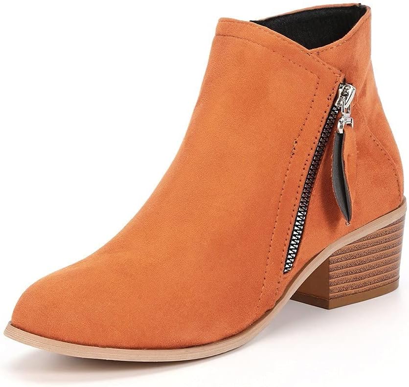 Damen orthopädische Leder-Stiefeletten mit ganztägigem Komfort