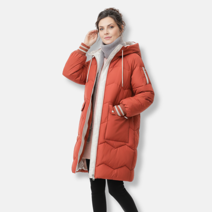 Gemütlicher Damen-Winterparka mit Kapuze