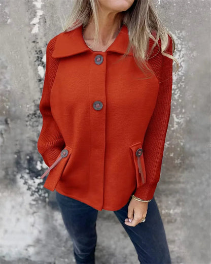 Gemütliche leichte Damen-Herbst-Winterjacke