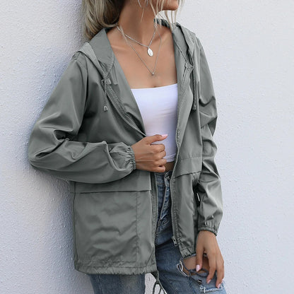 Giselle® | Leichte Windjacke mit Kapuze