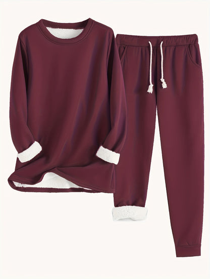 Gemütliches Strick-Loungewear-Set für entspannte Tage