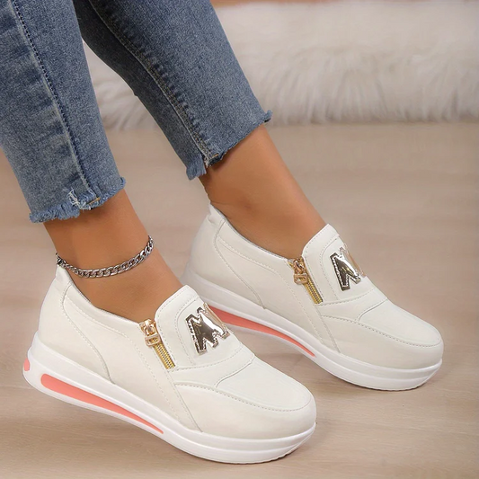 Bequeme orthopädische Plateauschlupfschuhe für Damen