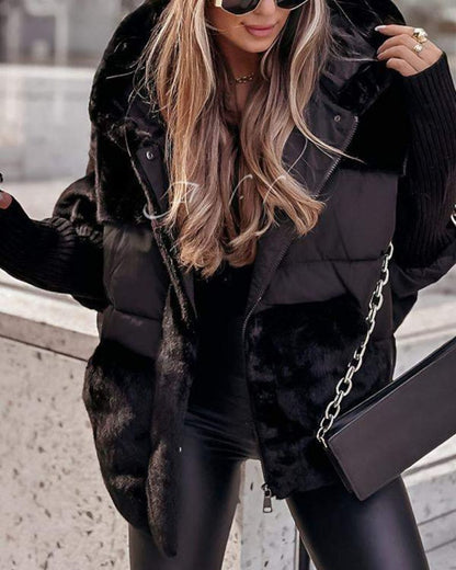 Übergroße Daunenjacke