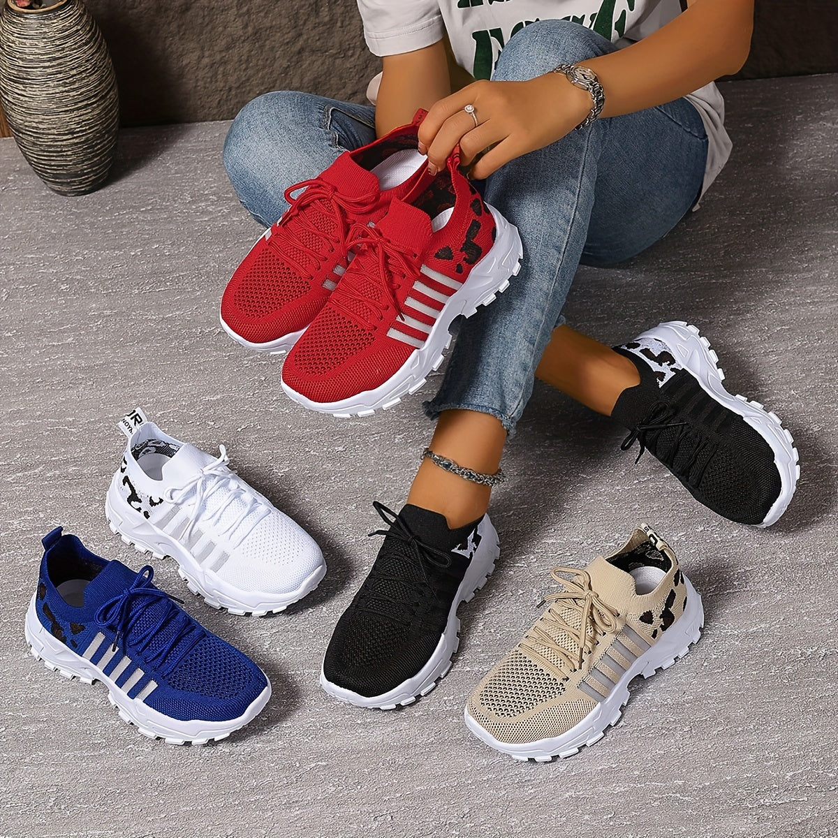 Bequeme orthopädische Sneaker für Damen Alltagsschuhe mit Unterstützung