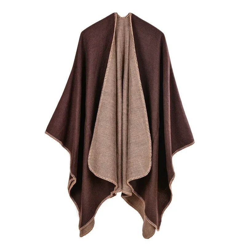 Felix® | Warmer Poncho mit fließendem Schnitt