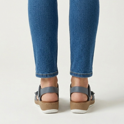 Damen Sandalen mit komfortablem floralem Design