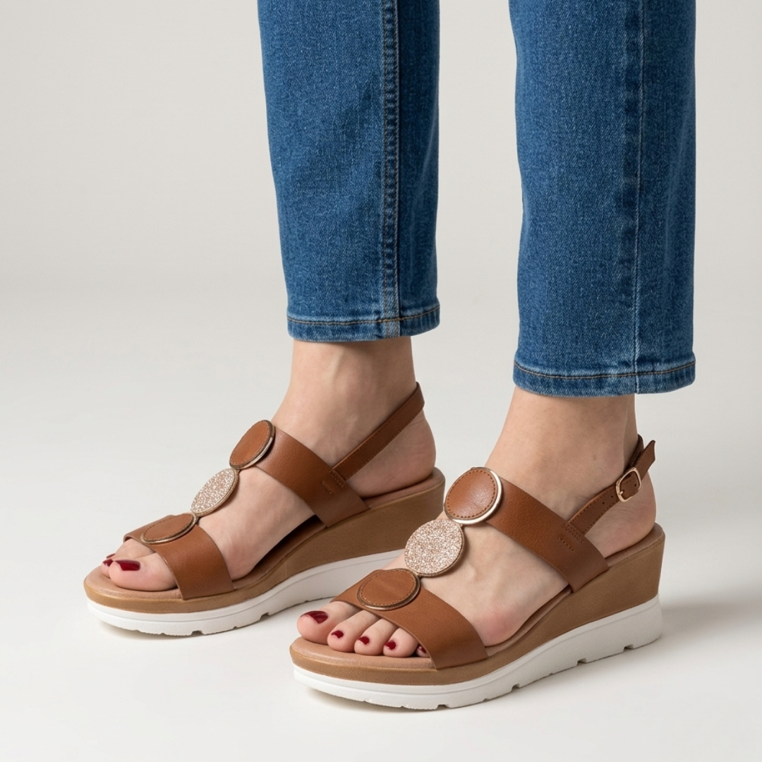 Stylische Keilabsatz-Sandale mit Komfort für Damen