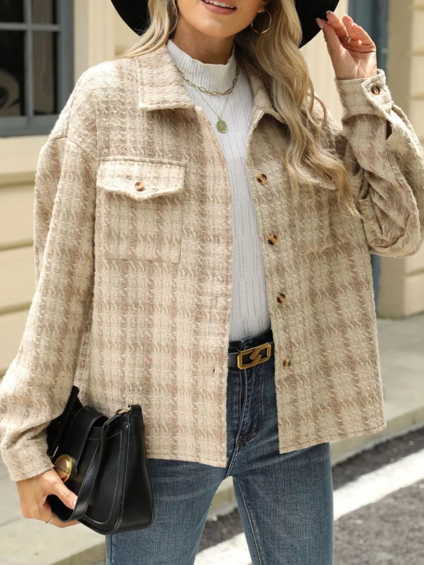 Clara Weiche Strickjacke