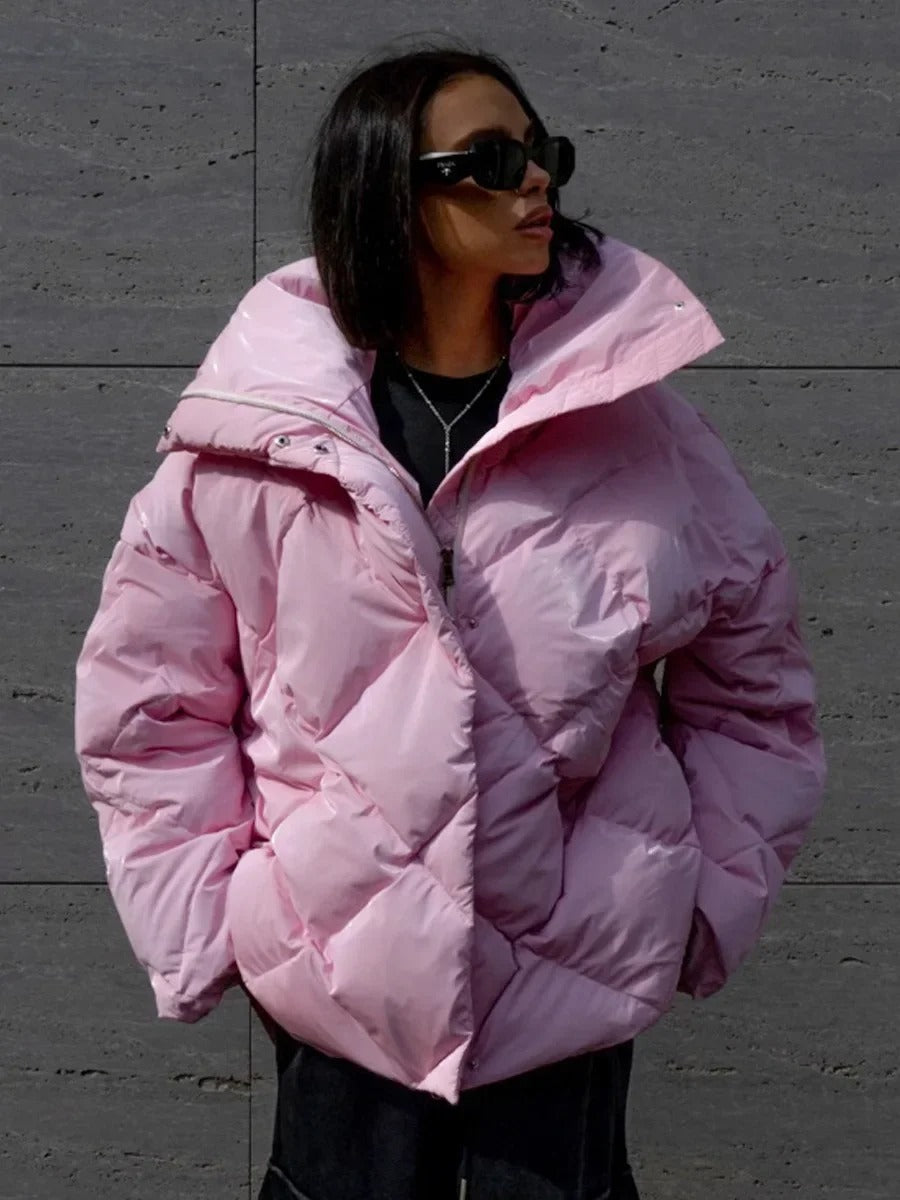 Berthat® | Oversized Puffer mit Reißverschluss