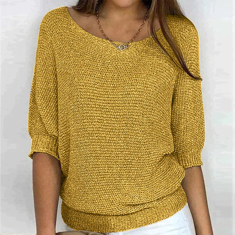 Gemütlicher Strickpullover für lässigen Komfort und Stil