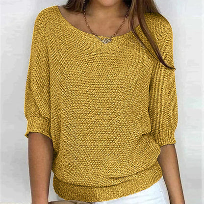 Gemütlicher Strickpullover für lässigen Komfort und Stil