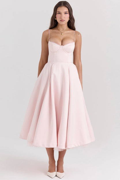 Evelina Elegantes Midikleid für Damen