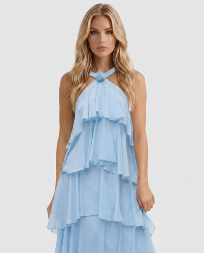 Elegantes ärmelloses Felicia Maxikleid