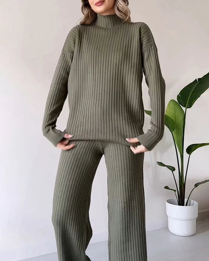 Schickes zweiteiliges Set mit Schlitz für lässigen Alltagslook