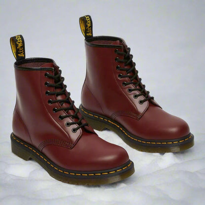 Klassische elegante Schnürstiefel aus Leder