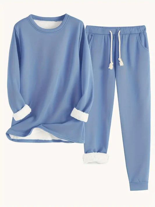 Gemütliches Strick-Loungewear-Set für entspannte Tage