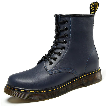 Klassische elegante Schnürstiefel aus Leder