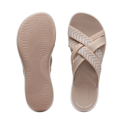 Atmungsaktive elegante orthopädische Sandalen für Damen