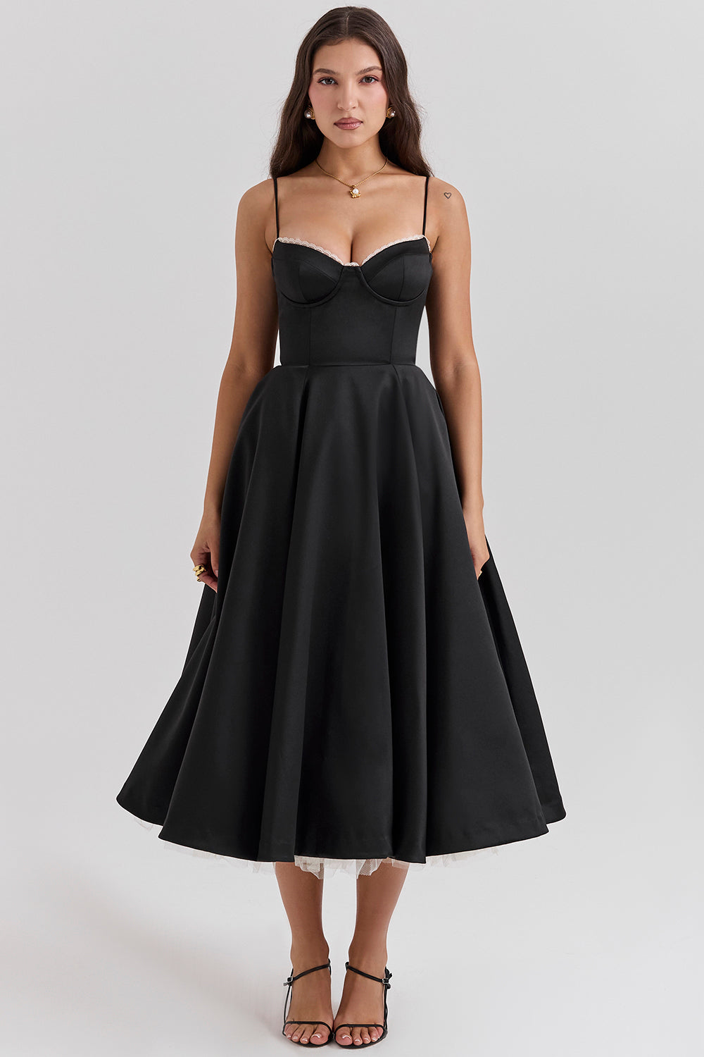 Evelina Elegantes Midikleid für Damen