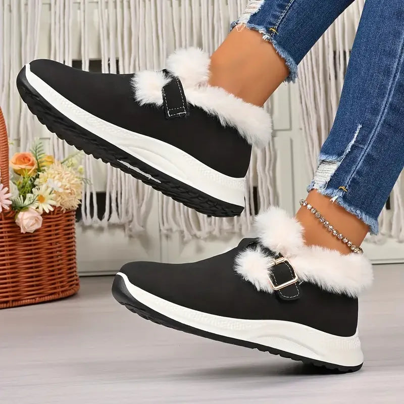 Gemütliche wasserdichte Winter-Schneestiefel für Damen