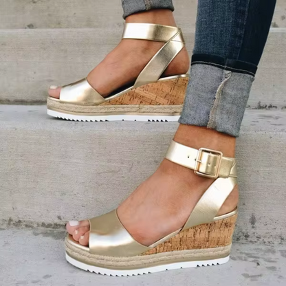 Keilsandalen für Damen Schick Bequeme Sommerschuhe
