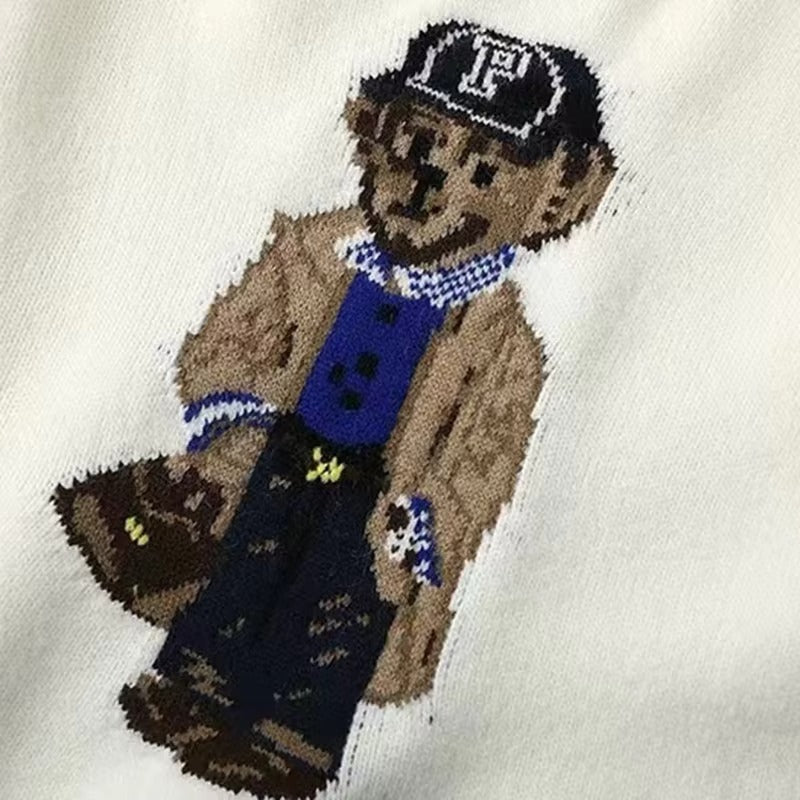 Luxuriöser Wol-Cashmere Bärenpullover