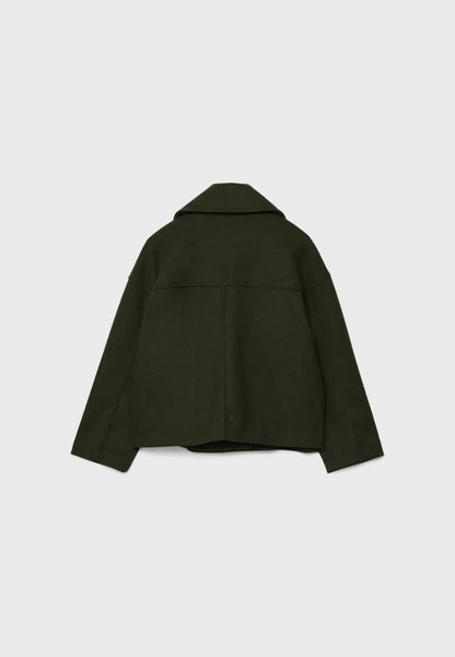 Schicke doppelt geknöpfte kurze Jacke